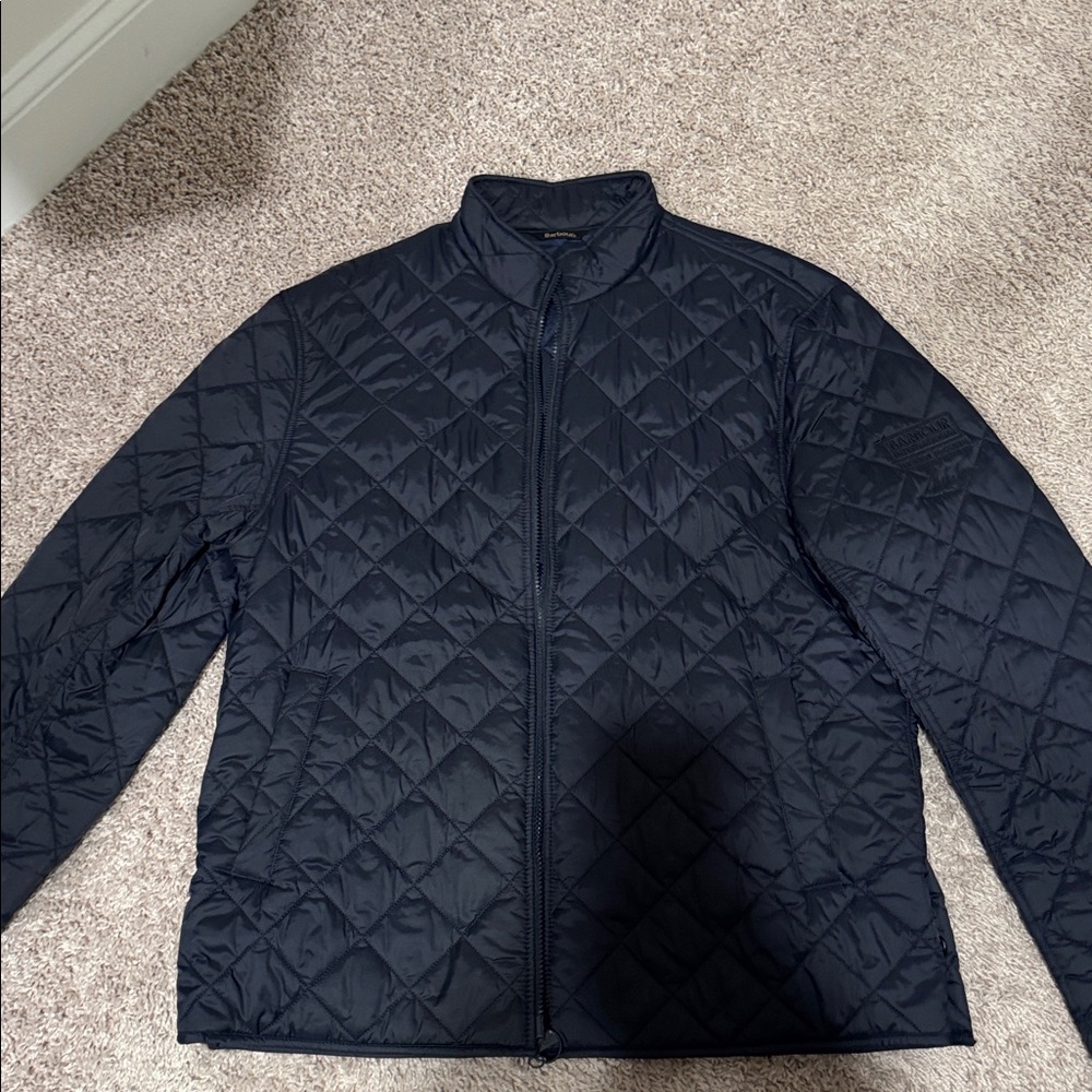 Barbour Navy Quilted Steve McQueen Collection Jacket